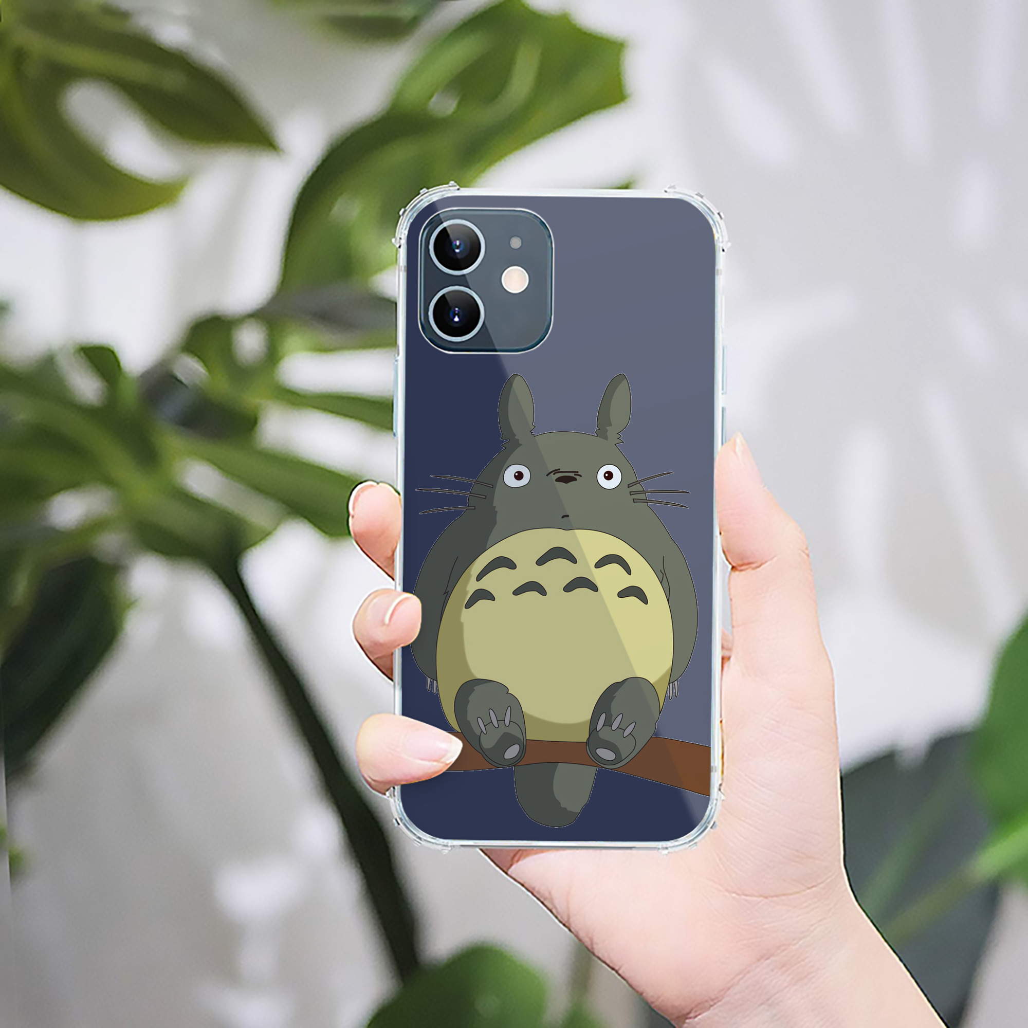 （画像用） となりのトトロ 草壁メイ 草壁サツキ My Neighbor Totoro Satsuki Kusakabe Mei Kusakabe 【iPhone 12シリーズ対応】透明スマホケース（クリアソフトケース）